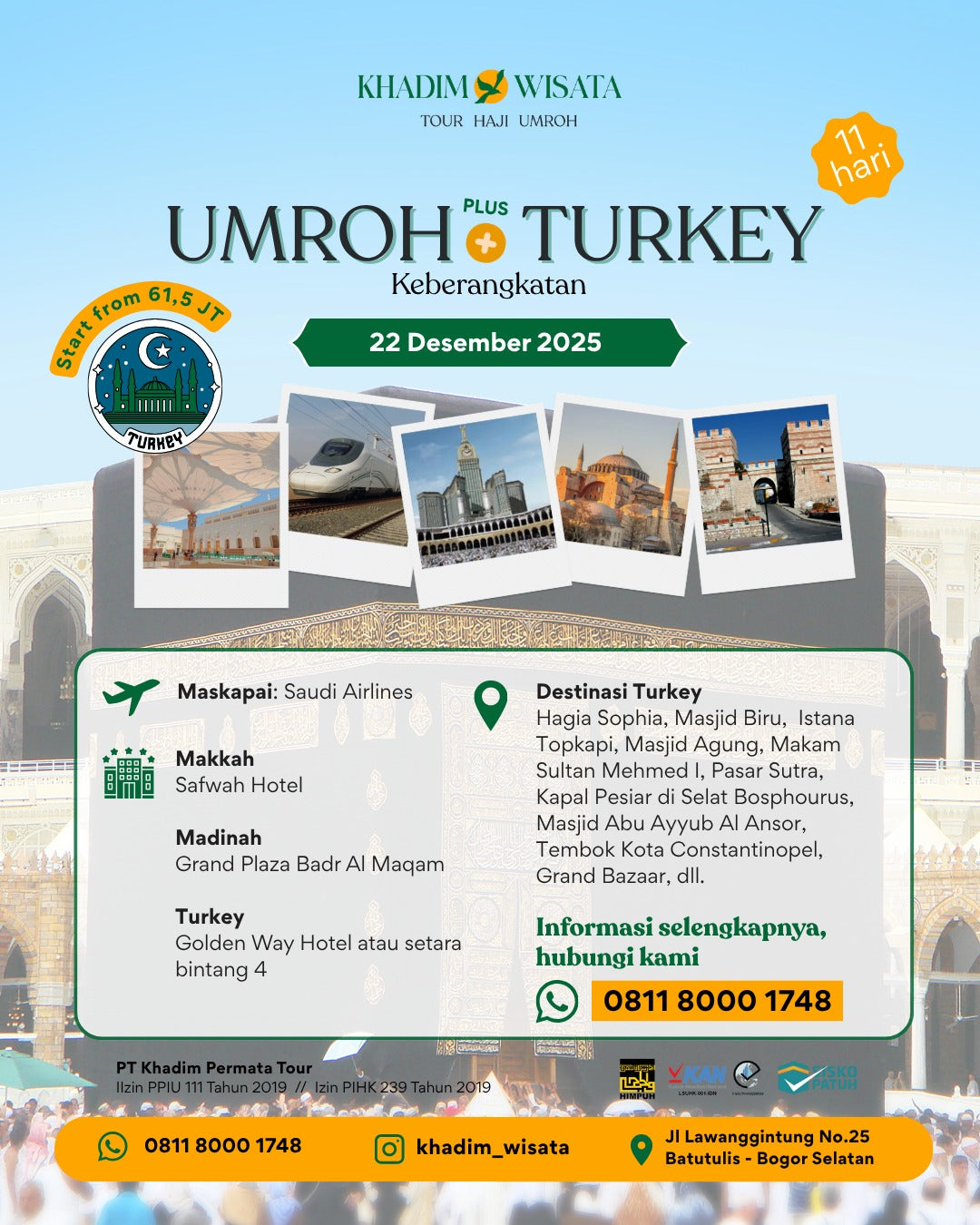 Umroh Premium Plus Turki