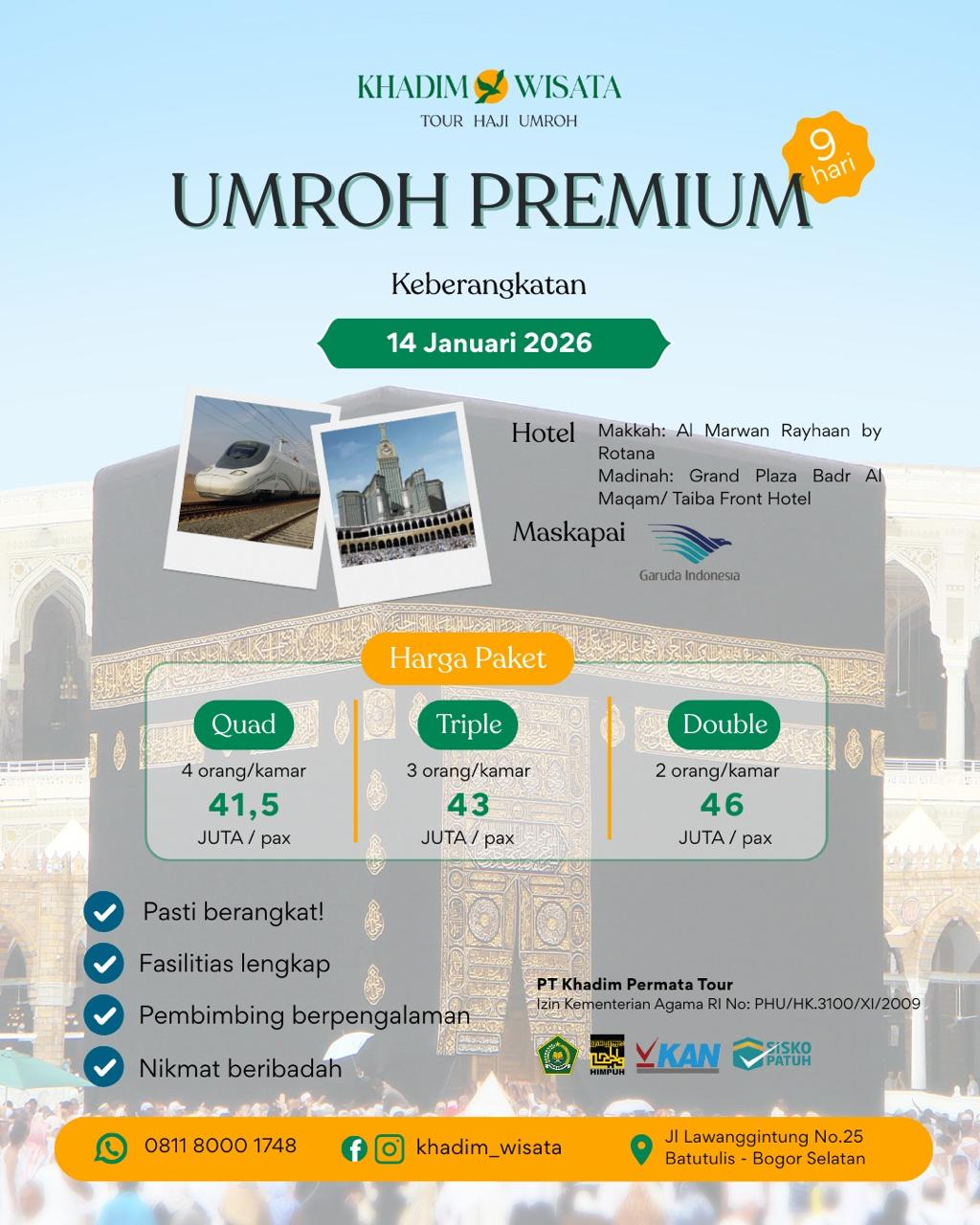 Umroh Premium Januari