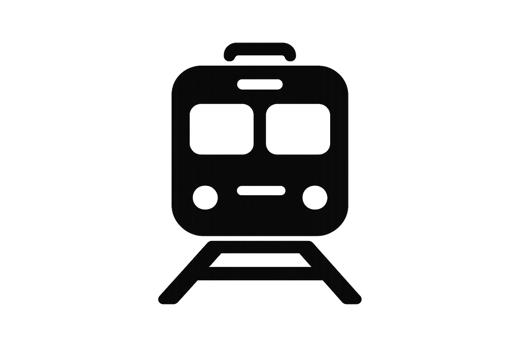in icon style, b&w